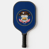Vlag van de staat Utah Pickleball Paddle (Achterkant)