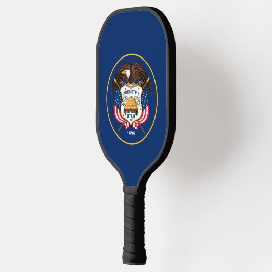 Vlag van de staat Utah Pickleball Paddle (Links)