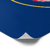 Vlag van de staat Utah Poster (Hoek)