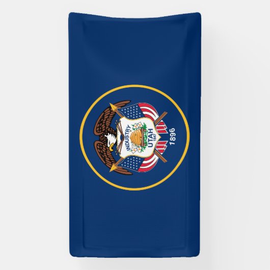 Vlag van de staat Utah Spandoek (Verticaal)