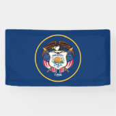 Vlag van de staat Utah Spandoek (Horizontaal)