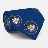 Vlag van de staat Utah Stropdas (Opgerold)