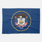 Vlag van de staat Utah Theedoek (Horizontaal)