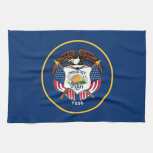 Vlag van de staat Utah Theedoek