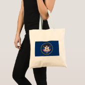 Vlag van de staat Utah Tote Bag (Voorkant (product))