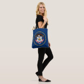 Vlag van de staat Utah Tote Bag (Op model)