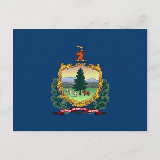Vlag van de staat Vermont Briefkaart (Voorkant)