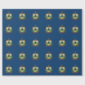 Vlag van de staat Vermont Cadeaupapier (Vlak)