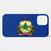 vlag van de staat Vermont Case-Mate iPhone Case (Achterkant (horizontaal))