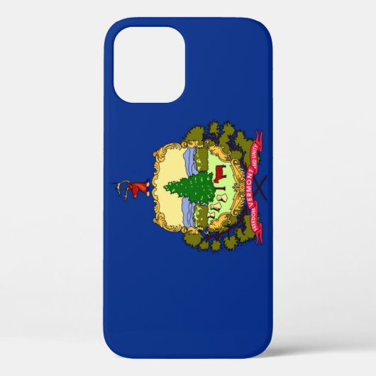 vlag van de staat Vermont Case-Mate iPhone Case (Achterkant)