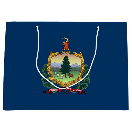 Vlag van de staat Vermont Groot Cadeauzakje (Voorkant)