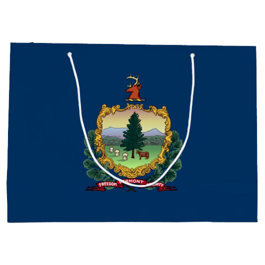 Vlag van de staat Vermont Groot Cadeauzakje (Achterkant)