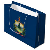 Vlag van de staat Vermont Groot Cadeauzakje (Voorkant Gekanteld)
