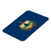 Vlag van de staat Vermont Magneet (Linkerzijde)