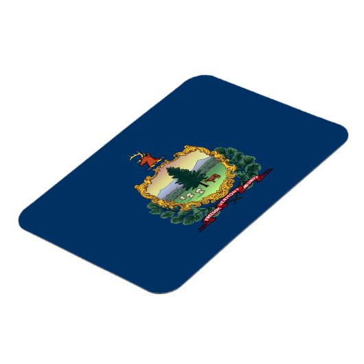 Vlag van de staat Vermont Magneet (Linkerzijde)