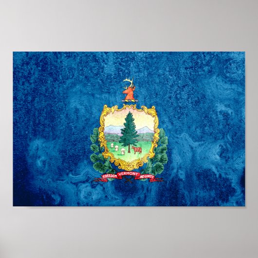 Vlag van de staat Vermont Poster (Voorkant)