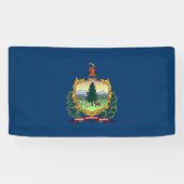 Vlag van de staat Vermont Spandoek (Horizontaal)