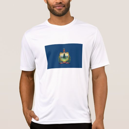 Vlag van de staat Vermont T-shirt (Voorkant)