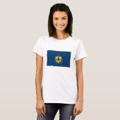 Vlag van de staat Vermont T-shirt (Voorkant volledig)