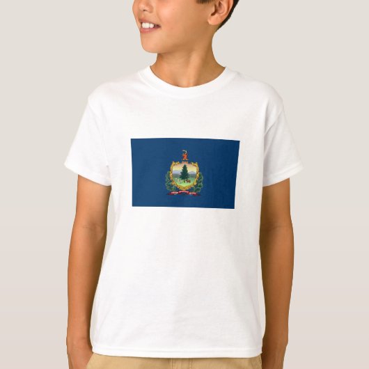 Vlag van de staat Vermont T-shirt (Voorkant)