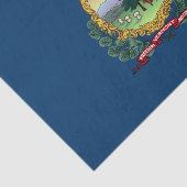 Vlag van de staat Vermont Tissuepapier (Detail)