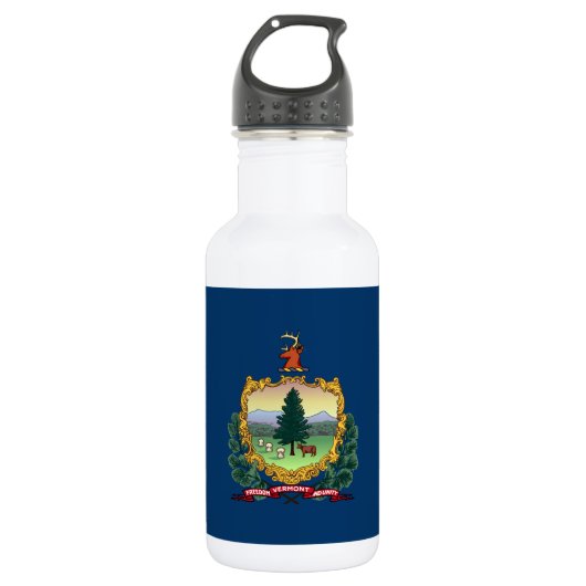 Vlag van de staat Vermont Waterfles (Voorkant)