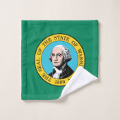 Vlag van de staat Washington Bad Handdoek (Wasdoekje)