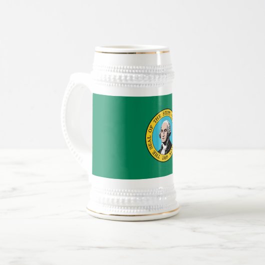 vlag van de staat Washington Bierpul (Voorkant links)