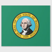 vlag van de staat Washington Cadeaupapier (Vlak)