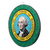 Vlag van de staat Washington Dartbord (Voorkant Rechts)