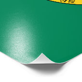 vlag van de staat Washington Foto Afdruk (Hoek)