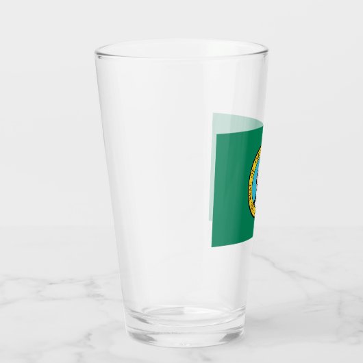 vlag van de staat Washington Glas (Rechts)