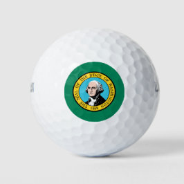vlag van de staat Washington Golfballen