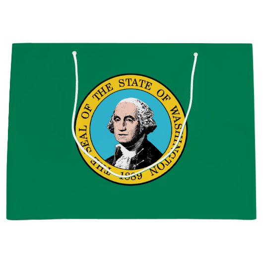 vlag van de staat Washington Groot Cadeauzakje (Voorkant)
