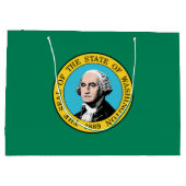 vlag van de staat Washington Groot Cadeauzakje (Achterkant)