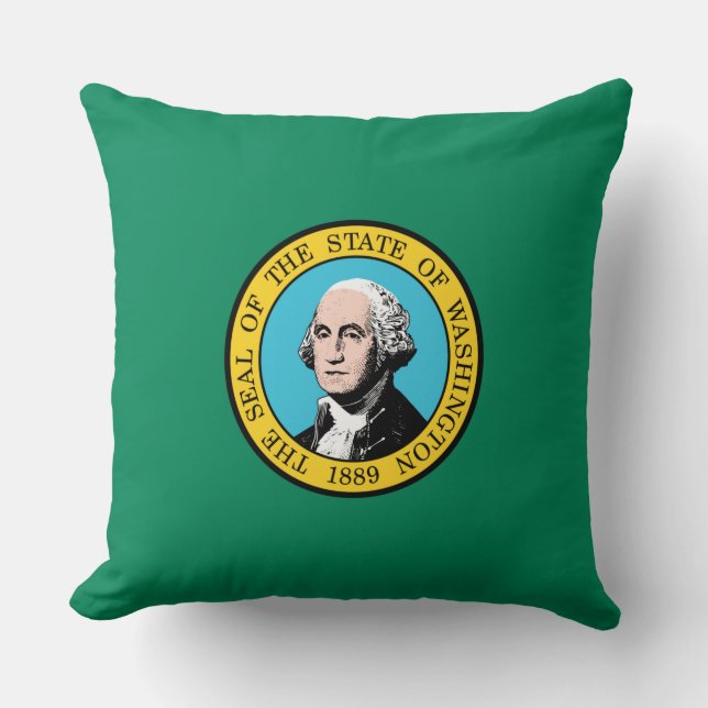 Vlag van de staat Washington Kussen (Voorkant)