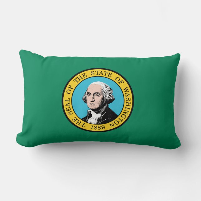 Vlag van de staat Washington Kussen (Voorkant)