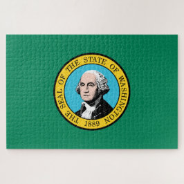 Vlag van de staat Washington Legpuzzel