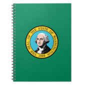 vlag van de staat Washington Notitieboek (Voorkant)