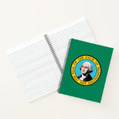 Vlag van de staat Washington Notitieboek (Binnen)