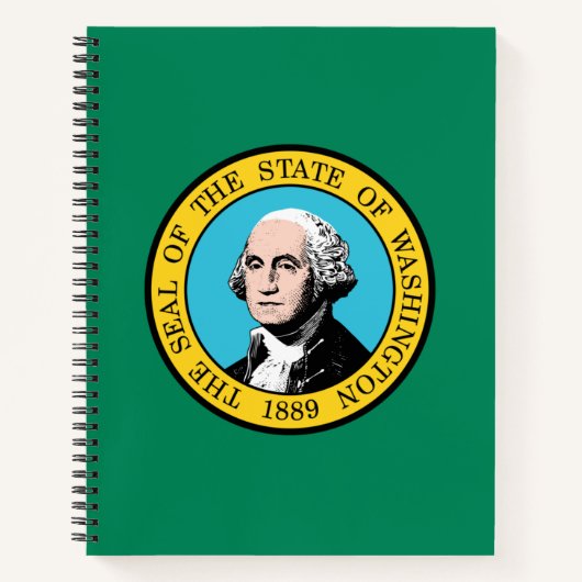 Vlag van de staat Washington Notitieboek (Voorkant)