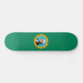 vlag van de staat Washington Persoonlijk Skateboard (Horizontaal)