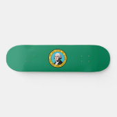 vlag van de staat Washington Persoonlijk Skateboard (Horizontaal)
