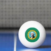vlag van de staat Washington Pingpongbal (Net)