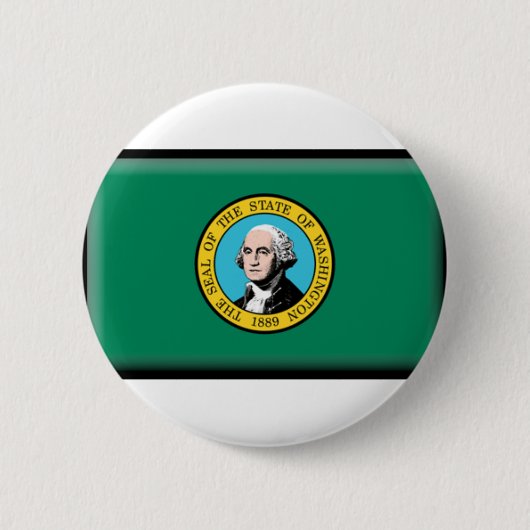 vlag van de staat Washington Ronde Button 5,7 Cm (Voorkant)
