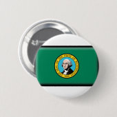 vlag van de staat Washington Ronde Button 5,7 Cm (Voorkant /achterkant)