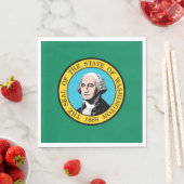 Vlag van de staat Washington Servet (Insitu)