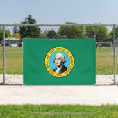 vlag van de staat Washington Spandoek (Insitu)