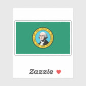 Vlag van de staat Washington Sticker (Vel)
