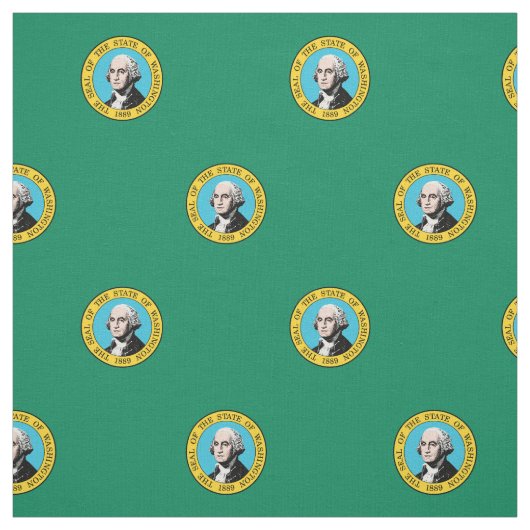 Vlag van de staat Washington Stof (Swatch)